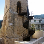 Scala in acciaio Cor-Ten - Torre Campanaria