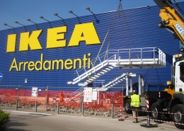 Ikea Afragola Scale di Emergenza